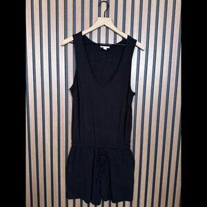 DAILY / RITUAL One Piece Small Womens Black Jersey Fabric Sleeveless Romper
